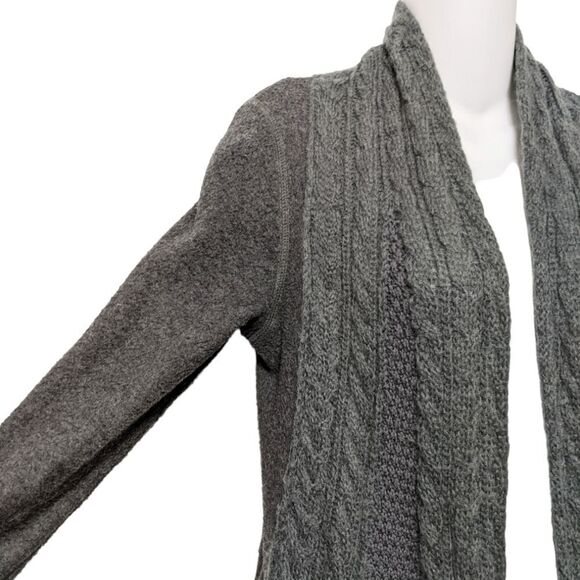 Anthropologie KNITTED AND KNOTTED Regan Mixed Stitch Wool Cardigan XS - Picture 3 of 10